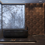 Гипсовая 3D панель с принтографией PM-22 варинант исполнения - 1 | Loft Concept в Ижевске