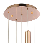 Подвесной светильник Metal Acrylic Tube Five Gold Hanging Lamp варинант исполнения - 3 | Loft Concept в Ижевске