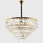 Люстра с прямоугольными хрустальными подвесками Lunet Crystal Rectangulars Chandelier 18 варинант исполнения - 3 | Loft Concept в Ижевске