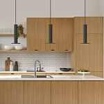 Подвесной светильник светодиодный черный Light Durability варинант исполнения - 1 | Loft Concept в Ижевске