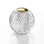 Настольная лампа с прозрачным шарообразным плафоном на цилиндрической подставке Crystal Globule варинант исполнения - 2 | Loft Concept в Ижевске