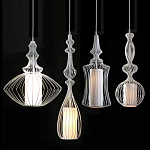 Подвесной светильник Wire Dream Pendant 2 Белый варинант исполнения - 1 | Loft Concept в Ижевске