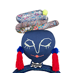 Кукла из одежды и павлопосадских платков Rusalka Blue Jeans варинант исполнения - 2 | Loft Concept в Ижевске