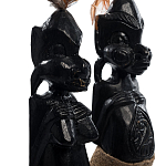 Комплект из 2-х деревянных статуэток Asmat Statuettes Black варинант исполнения - 6 | Loft Concept в Ижевске