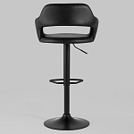 Барный стул черного цвета Strohach варинант исполнения - 4 | Loft Concept в Ижевске