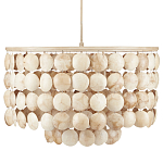 Люстра с каскадом из круглых декоративных элементов Texture Discs варинант исполнения - 3 | Loft Concept в Ижевске