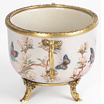 Фарфоровая чаша с бронзовыми элементами Eden Garden варинант исполнения - 3 | Loft Concept в Ижевске