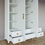 Большой шкаф с витриной Elsa Dreams White варинант исполнения - 3 | Loft Concept в Ижевске