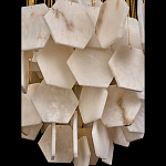 Люстра с фигурными подвесками из натурального камня Glowing Spheres варинант исполнения - 5 | Loft Concept в Ижевске