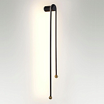 Бра черного цвета с изогнутым плафоном Luke Lampco Tracer Lamp варинант исполнения - 4 | Loft Concept в Ижевске