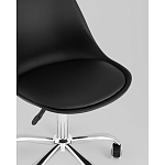 Офисный стул на металлическом основании EGGERY Black пластик варинант исполнения - 2 | Loft Concept в Ижевске