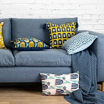 Чехол на подушку с двусторонним принтом и кисточками Ophelia Grove варинант исполнения - 6 | Loft Concept в Ижевске