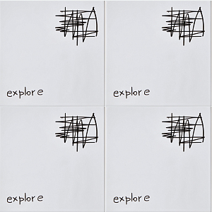 Плитка с узором Граффити 4