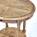 Деревянный овальный кофейный стол Margery Provence Coffee Table варинант исполнения - 4 | Loft Concept в Ижевске