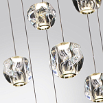 Люстра каскадня с 27-ю прозрачными шарообразными подвесами Bubbles Bocci варинант исполнения - 3 | Loft Concept в Ижевске