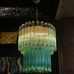 Дизайнерская люстра Blue Lagoon glass бирюзовое стекло  варинант исполнения - 4 | Loft Concept в Ижевске