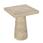 Столик приставной с квадратной столешницей Textured Cream Table варинант исполнения - 2 | Loft Concept в Ижевске