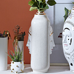 Ваза с золотисто-белыми фрагментами Faces of Imagination варинант исполнения - 9 | Loft Concept в Ижевске