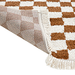 Ковер с шахматным принтом Chess Layout с эффектом шерсти варинант исполнения - 5 | Loft Concept в Ижевске