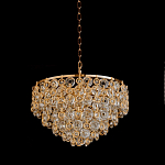 Люстра каскадная с подвесками в форме колец Galaxy of Light варинант исполнения - 4 | Loft Concept в Ижевске