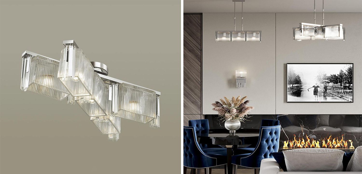Люстра Madelen Chrome Chandelier 5 Люстра Madelen Chrome Chandelier 5 - Loft-Concept в Ижевске