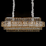 Люстра овальной формы хрустальная в неоклассическом стиле Majesty варинант исполнения - 1 | Loft Concept в Ижевске