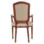 Стул с подлокотниками из натурального бука бежевый Solid Luxury варинант исполнения - 3 | Loft Concept в Ижевске