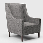 Мебельная ткань Шенилл серый цвет 142 см T4-46 варинант исполнения - 4 | Loft Concept в Ижевске