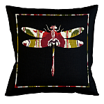 Подушка декоративная стрекоза цветной узор Ikat Pattern варинант исполнения - 1 | Loft Concept в Ижевске