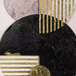 Панно декоративное с объемным эффектом Asymmetry варинант исполнения - 4 | Loft Concept в Ижевске