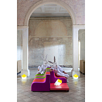 Дизайнерский кофейный стол на круглых ножках Poltronova T02 Pink Coffee Table варинант исполнения - 9 | Loft Concept в Ижевске