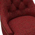 Мебельная ткань Шенилл бордовый цвет 138 см T4-23 варинант исполнения - 6 | Loft Concept в Ижевске