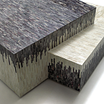 Дизайнерский журнальный стол с инкрустацией Plateau Coffee Table  варинант исполнения - 3 | Loft Concept в Ижевске