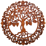 Панно из дерева LeafBerry Panel With Trees варинант исполнения - 1 | Loft Concept в Ижевске