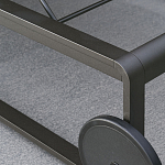 Шезлонг на металлическом каркасе с регулируемой спинкой GUELL Sunbed варинант исполнения - 6 | Loft Concept в Ижевске