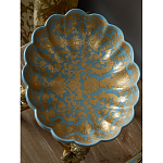 Чаша с орнаментом на бронзовых ножках в виде ангелов Eden Garden варинант исполнения - 4 | Loft Concept в Ижевске