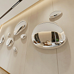 Абстрактная скульптура на стену в виде капли воды Water Outline варинант исполнения - 5 | Loft Concept в Ижевске