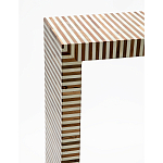 Консоль Дизайнерская Stripes Console Beige варинант исполнения - 3 | Loft Concept в Ижевске