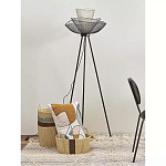 Торшер с трехъярусным плафоном из металлической сетки Metal Mesh Floor Lamp варинант исполнения - 3 | Loft Concept в Ижевске