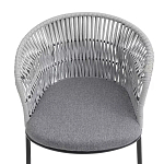 Кресло с декоративным плетением на спинке и подлокотниках Armchair Weaving варинант исполнения - 5 | Loft Concept в Ижевске