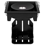 Встраиваемый спот светодиодный черного цвета квадратной формы из металла Pure Square варинант исполнения - 4 | Loft Concept в Ижевске