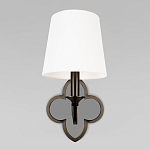 Бра с белым текстильным абажуром и фигурным основанием с зеркальной вставкой Vitorino варинант исполнения - 18 | Loft Concept в Ижевске