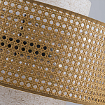 Подвесной светильник с декоративным поясом из плетеного бамбука Biuloggicu варинант исполнения - 9 | Loft Concept в Ижевске