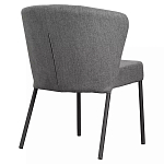 Стул серый с широкой закругленной спинкой Chair Gray Attractive варинант исполнения - 3 | Loft Concept в Ижевске