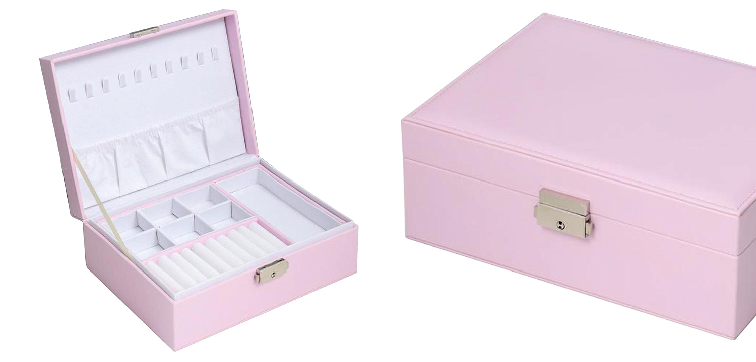 Шкатулка Gulizar Jewerly Organizer Box pink Шкатулка Gulizar Jewerly Organizer Box pink - Loft-Concept в Ижевске