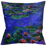 Подушка декоративная с цветочным принтом Impressionism in Art варинант исполнения - 2 | Loft Concept в Ижевске