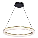 Люстра подвесная круглая светодиодная с золотым каркасом Ring Horizontal варинант исполнения - 1 | Loft Concept в Ижевске