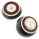 Часы настольные в виде шара из натурального камня Ball Stone Clock варинант исполнения - 8 | Loft Concept в Ижевске