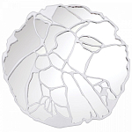 Зеркало кругле в декоративной раме белого цвета White Ratio варинант исполнения - 1 | Loft Concept в Ижевске