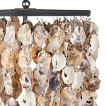 Люстра овальная с подвесками из устричных раковин Sea Ravens варинант исполнения - 1 | Loft Concept в Ижевске